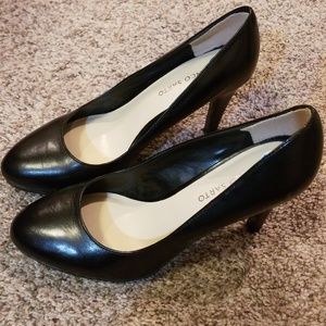 Franco Sarto Darren 8.5 W Leather Pumps